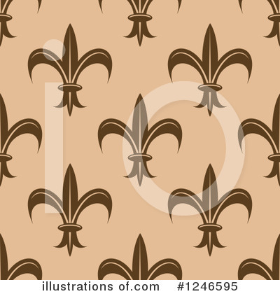 Royalty-Free (RF) Fleur De Lis Clipart Illustration by Vector Tradition SM - Stock Sample #1246595