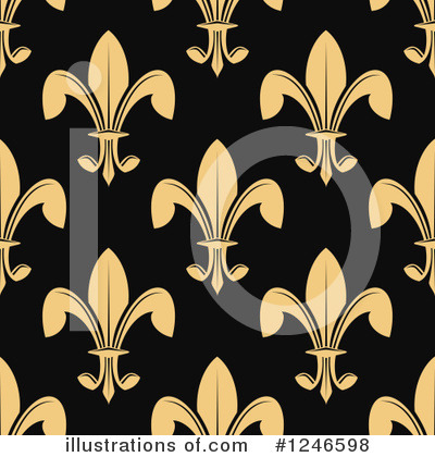 Royalty-Free (RF) Fleur De Lis Clipart Illustration by Vector Tradition SM - Stock Sample #1246598