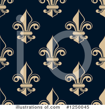 Royalty-Free (RF) Fleur De Lis Clipart Illustration by Vector Tradition SM - Stock Sample #1250045