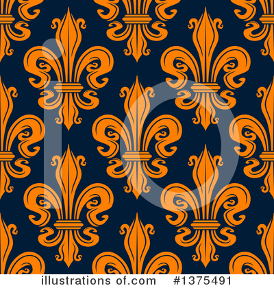 Royalty-Free (RF) Fleur De Lis Clipart Illustration by Vector Tradition SM - Stock Sample #1375491