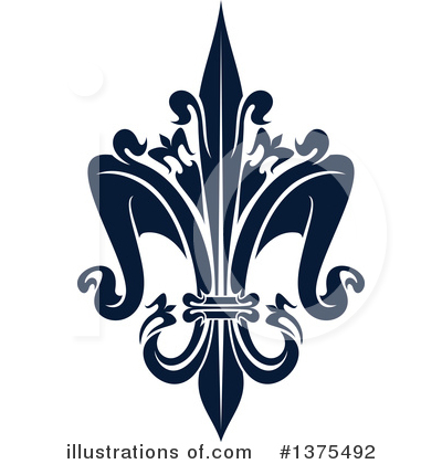 Royalty-Free (RF) Fleur De Lis Clipart Illustration by Vector Tradition SM - Stock Sample #1375492