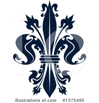 Royalty-Free (RF) Fleur De Lis Clipart Illustration by Vector Tradition SM - Stock Sample #1375495