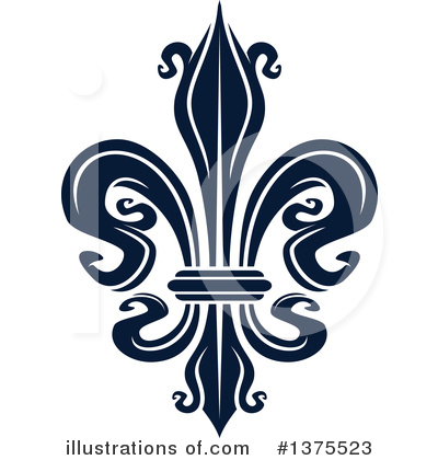 Royalty-Free (RF) Fleur De Lis Clipart Illustration by Vector Tradition SM - Stock Sample #1375523