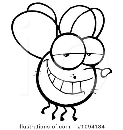 House Fly Clipart #1094134 by Hit Toon