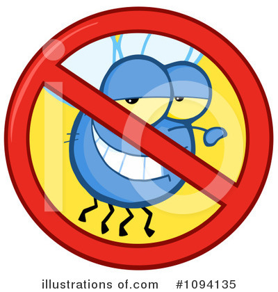 Royalty-Free (RF) Flies Clipart Illustration by Hit Toon - Stock Sample #1094135