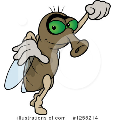 House Fly Clipart #1255214 by dero