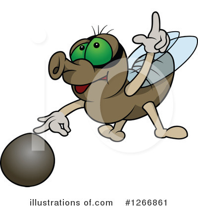 House Fly Clipart #1266861 by dero