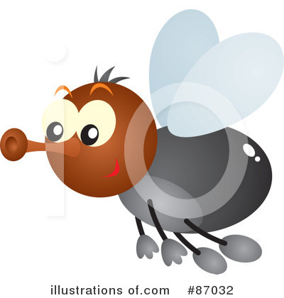 Royalty-Free (RF) Flies Clipart Illustration by Alex Bannykh - Stock Sample #87032