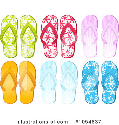 Sandals Clipart #1054837 by elaineitalia