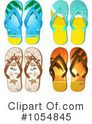 Flip Flops Clipart #1054845 by elaineitalia