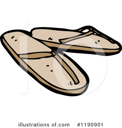 Royalty-Free (RF) Flip Flops Clipart Illustration by lineartestpilot - Stock Sample #1190901