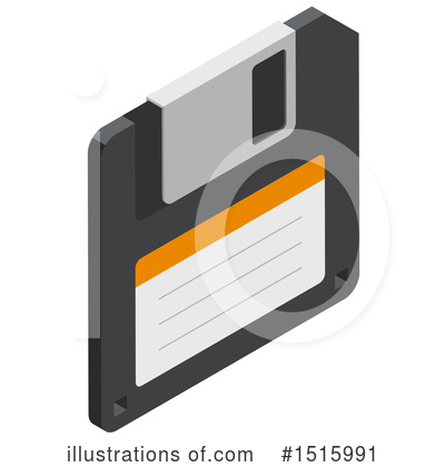 Royalty-Free (RF) Floppy Disk Clipart Illustration by beboy - Stock Sample #1515991