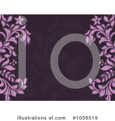 Royalty-Free (RF) Floral Background Clipart Illustration by KJ Pargeter - Stock Sample #1056519