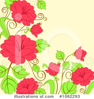 Royalty-Free (RF) Floral Background Clipart Illustration by Vector Tradition SM - Stock Sample #1062293
