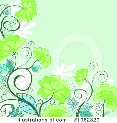 Royalty-Free (RF) Floral Background Clipart Illustration by Vector Tradition SM - Stock Sample #1062329
