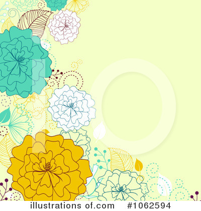 Royalty-Free (RF) Floral Background Clipart Illustration by Vector Tradition SM - Stock Sample #1062594