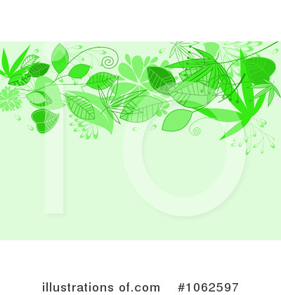 Royalty-Free (RF) Floral Background Clipart Illustration by Vector Tradition SM - Stock Sample #1062597