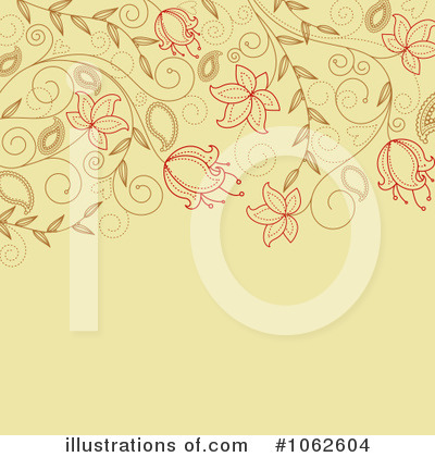 Royalty-Free (RF) Floral Background Clipart Illustration by Vector Tradition SM - Stock Sample #1062604