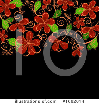 Royalty-Free (RF) Floral Background Clipart Illustration by Vector Tradition SM - Stock Sample #1062614
