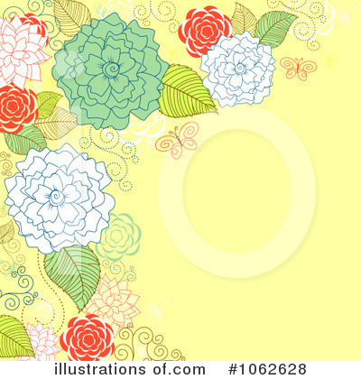 Royalty-Free (RF) Floral Background Clipart Illustration by Vector Tradition SM - Stock Sample #1062628