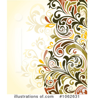Royalty-Free (RF) Floral Background Clipart Illustration by Vector Tradition SM - Stock Sample #1062631