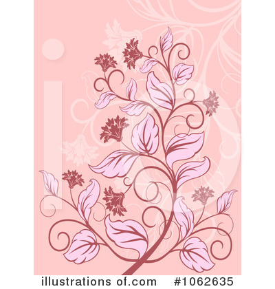 Royalty-Free (RF) Floral Background Clipart Illustration by Vector Tradition SM - Stock Sample #1062635