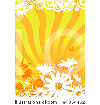 Royalty-Free (RF) Floral Background Clipart Illustration by Vector Tradition SM - Stock Sample #1064452