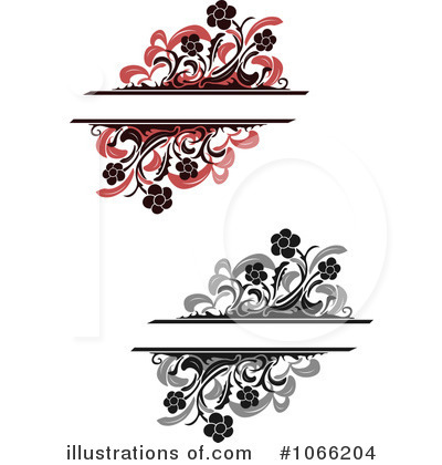 Royalty-Free (RF) Floral Background Clipart Illustration by Vector Tradition SM - Stock Sample #1066204
