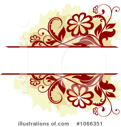 Royalty-Free (RF) Floral Background Clipart Illustration by Vector Tradition SM - Stock Sample #1066351