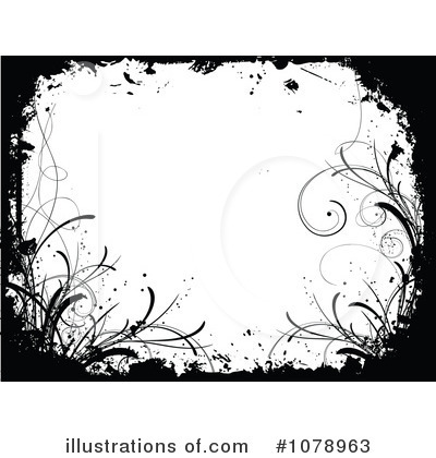 Royalty-Free (RF) Floral Background Clipart Illustration by KJ Pargeter - Stock Sample #1078963