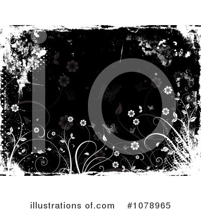 Royalty-Free (RF) Floral Background Clipart Illustration by KJ Pargeter - Stock Sample #1078965