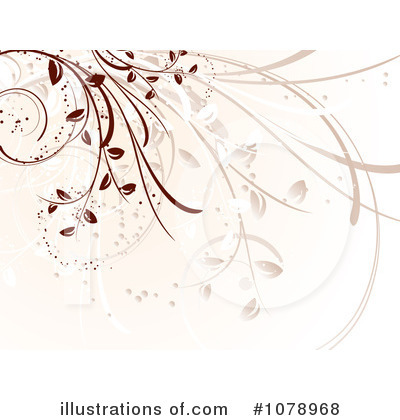 Royalty-Free (RF) Floral Background Clipart Illustration by KJ Pargeter - Stock Sample #1078968