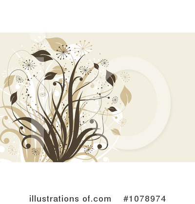 Royalty-Free (RF) Floral Background Clipart Illustration by KJ Pargeter - Stock Sample #1078974