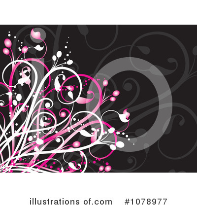 Royalty-Free (RF) Floral Background Clipart Illustration by KJ Pargeter - Stock Sample #1078977