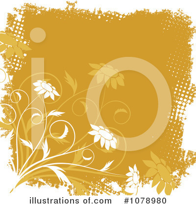Royalty-Free (RF) Floral Background Clipart Illustration by KJ Pargeter - Stock Sample #1078980