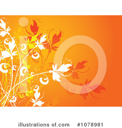 Royalty-Free (RF) Floral Background Clipart Illustration by KJ Pargeter - Stock Sample #1078981