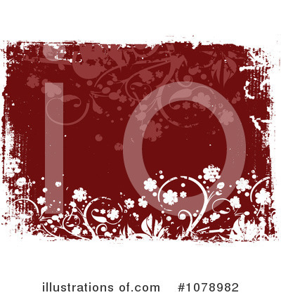 Royalty-Free (RF) Floral Background Clipart Illustration by KJ Pargeter - Stock Sample #1078982