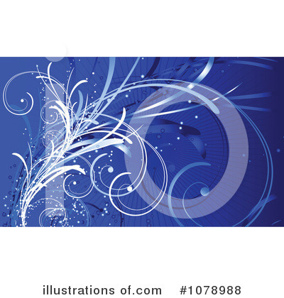 Royalty-Free (RF) Floral Background Clipart Illustration by KJ Pargeter - Stock Sample #1078988