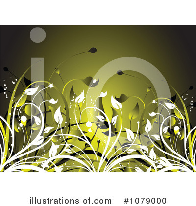 Royalty-Free (RF) Floral Background Clipart Illustration by KJ Pargeter - Stock Sample #1079000