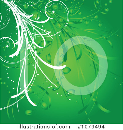 Royalty-Free (RF) Floral Background Clipart Illustration by KJ Pargeter - Stock Sample #1079494
