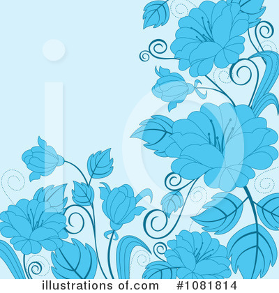 Royalty-Free (RF) Floral Background Clipart Illustration by Vector Tradition SM - Stock Sample #1081814