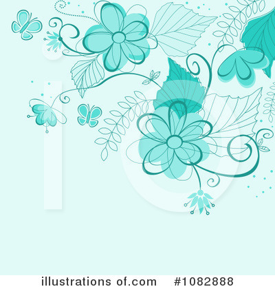 Royalty-Free (RF) Floral Background Clipart Illustration by Vector Tradition SM - Stock Sample #1082888