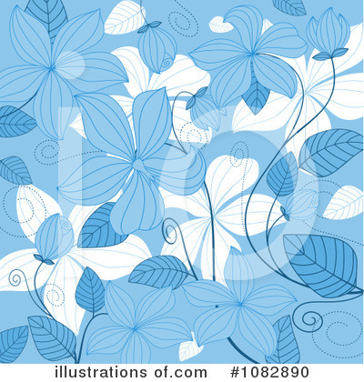 Royalty-Free (RF) Floral Background Clipart Illustration by Vector Tradition SM - Stock Sample #1082890