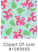 Floral Background Clipart #1083693 by Cherie Reve