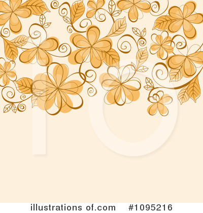 Royalty-Free (RF) Floral Background Clipart Illustration by Vector Tradition SM - Stock Sample #1095216