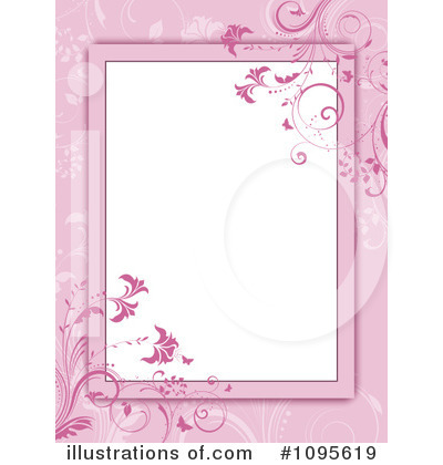 Royalty-Free (RF) Floral Background Clipart Illustration by KJ Pargeter - Stock Sample #1095619