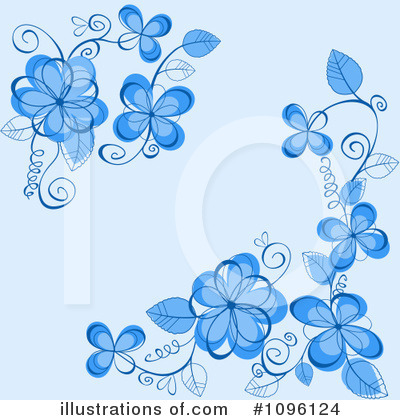 Royalty-Free (RF) Floral Background Clipart Illustration by Vector Tradition SM - Stock Sample #1096124