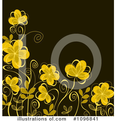 Royalty-Free (RF) Floral Background Clipart Illustration by Vector Tradition SM - Stock Sample #1096841