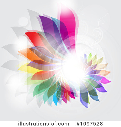 Royalty-Free (RF) Floral Background Clipart Illustration by KJ Pargeter - Stock Sample #1097528