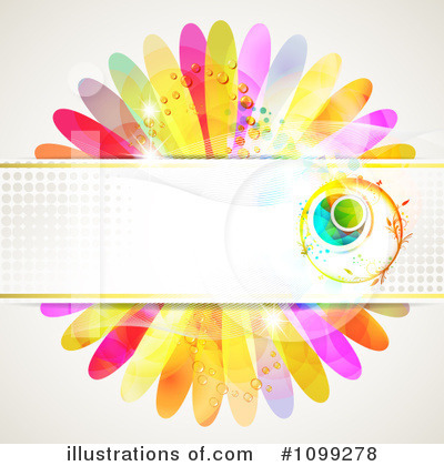 Royalty-Free (RF) Floral Background Clipart Illustration by merlinul - Stock Sample #1099278